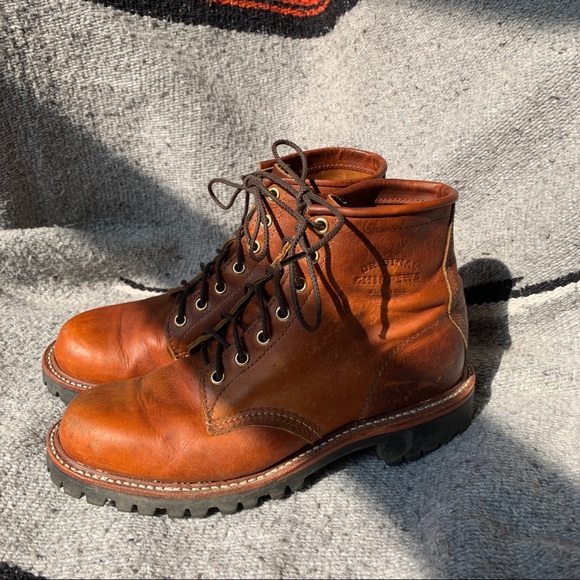 Chippewa Service Boots w/ Vibram Lug Sole - Picture 10 of 12